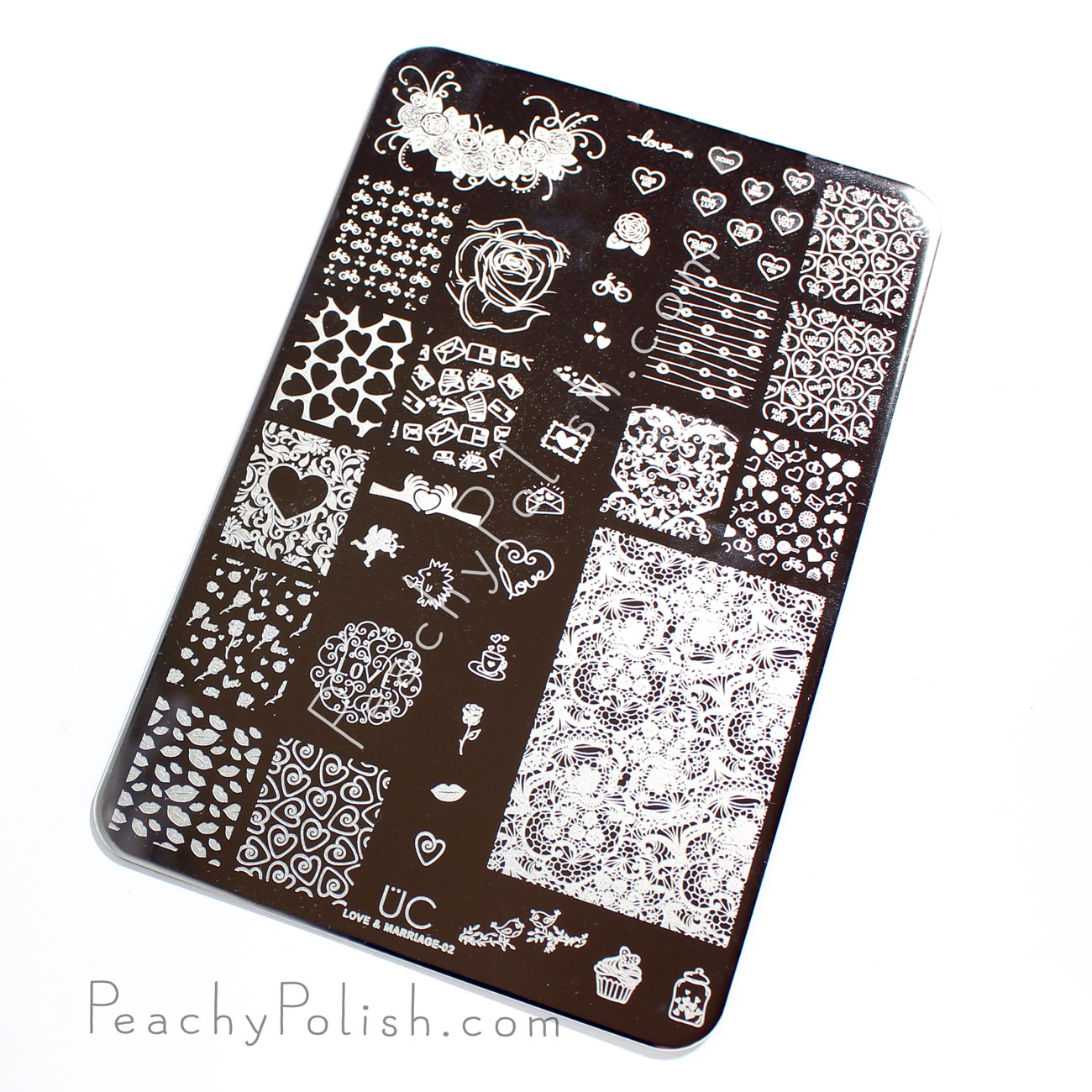UberChic Beauty Love & Marriage-02 Plate | Peachy Polish