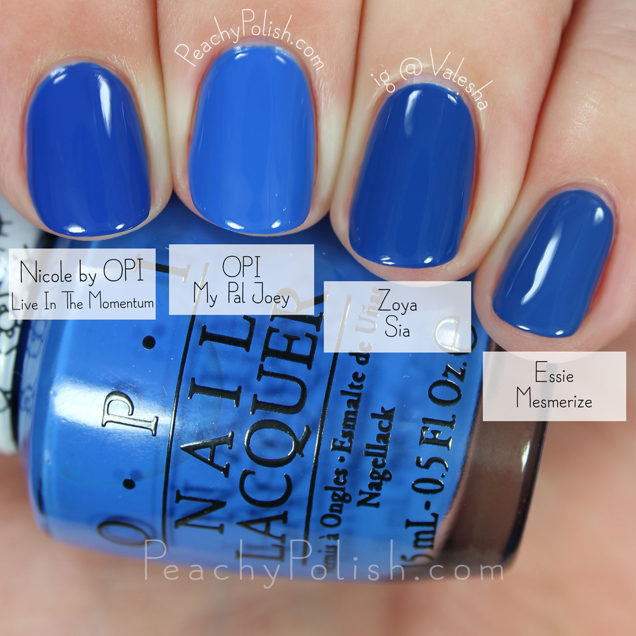 OPI My Pal Joey Comparison | Hello Kitty Collection | Peachy Polish