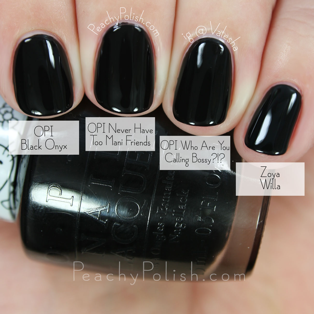 OPI Never Have Too Mani Friends! Comparison | Hello Kitty Collection | Peachy Polish
