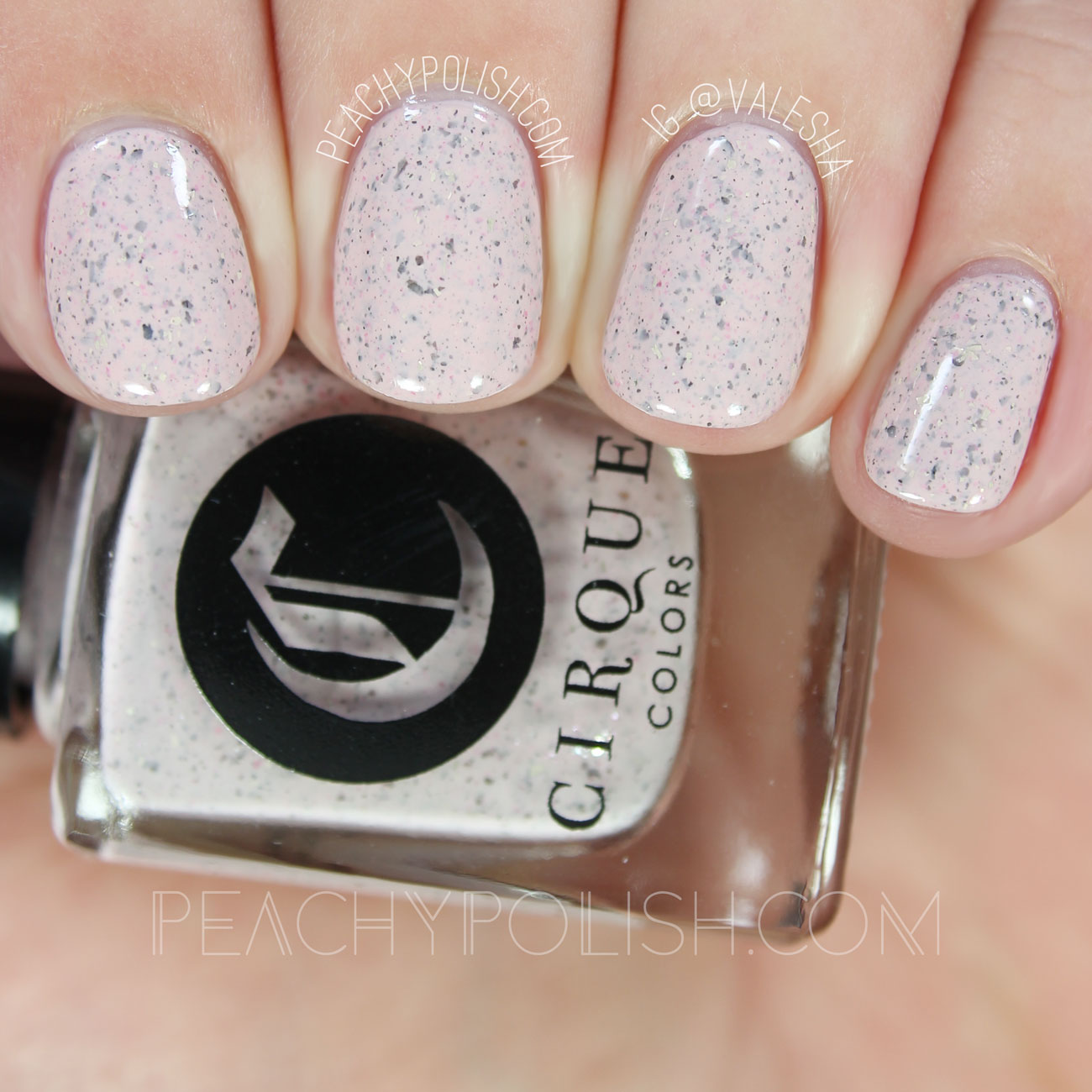 Cirque Colors Astra | Speckled And Sparkled Collection | Peachy Polish