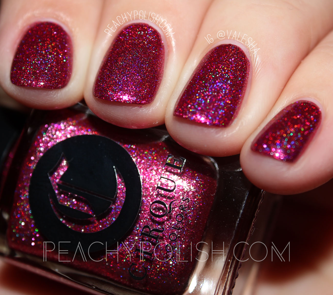 Cirque Colors Besos | Speckled And Sparkled Collection | Peachy Polish