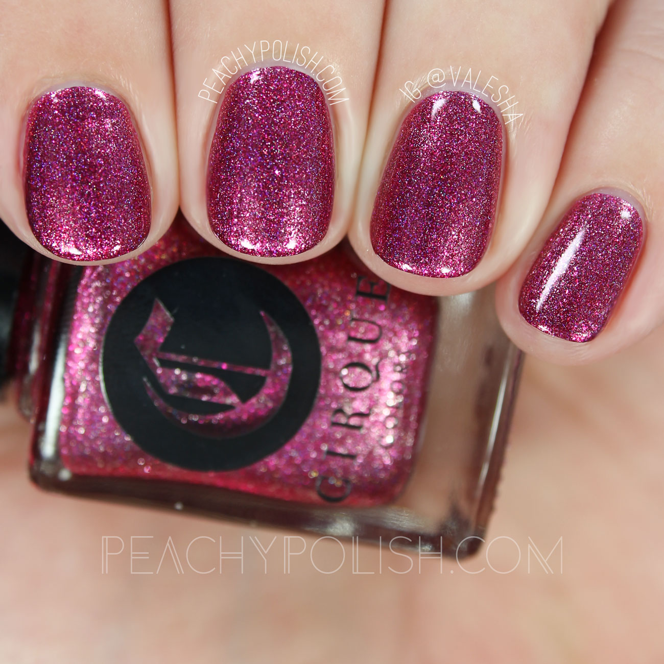 Cirque Colors Besos | Speckled And Sparkled Collection | Peachy Polish