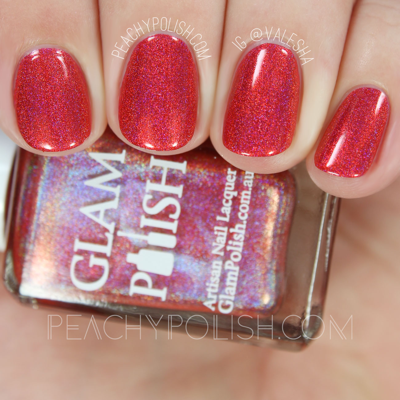 Glam Polish Hibiscus Hideaway | No Lei-Overs! Collection | Peachy Polish