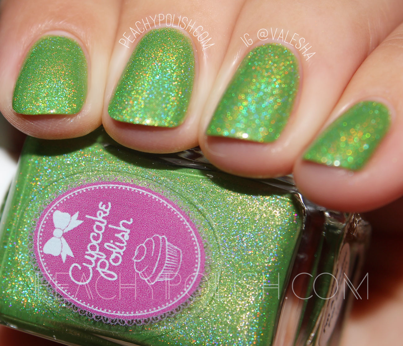 Cupcake Polish I'm A Soccer For Green | The Olympics Collection Peachy Polish