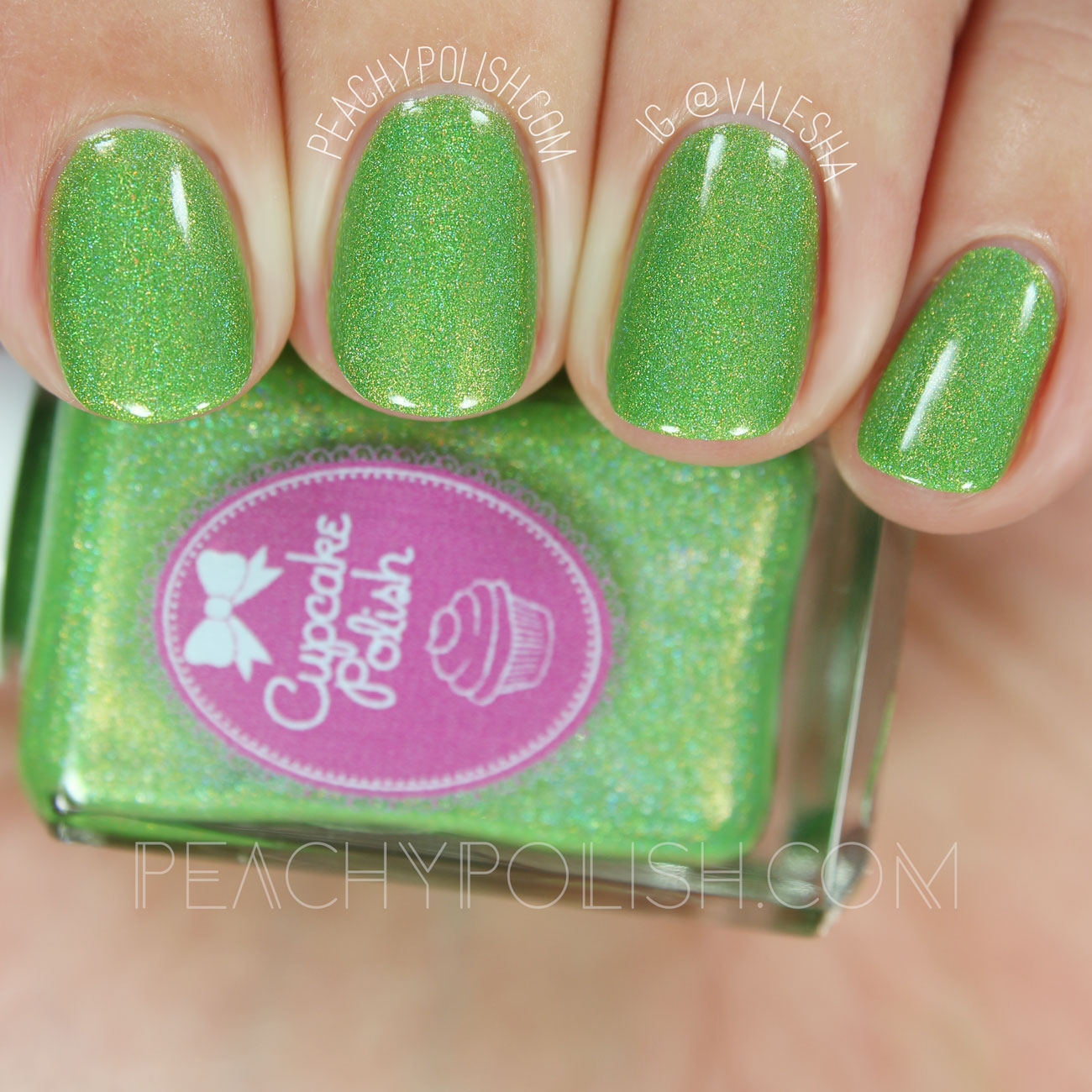 Cupcake Polish I'm A Soccer For Green | The Olympics Collection Peachy Polish