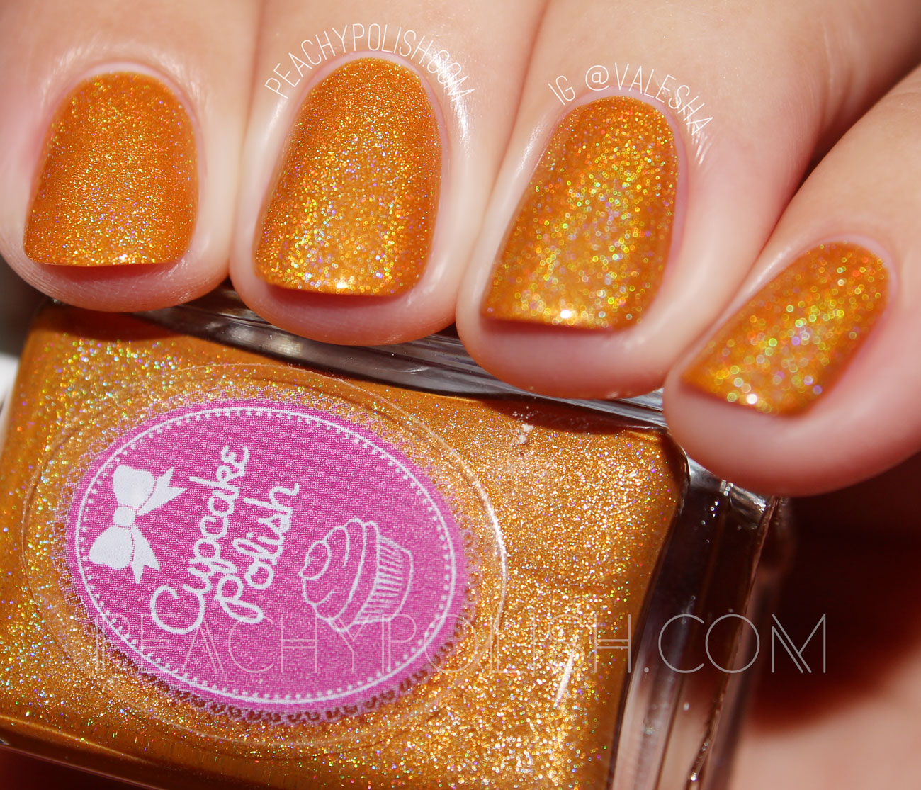 Cupcake Polish Not My Vault | The Olympics Collection Peachy Polish