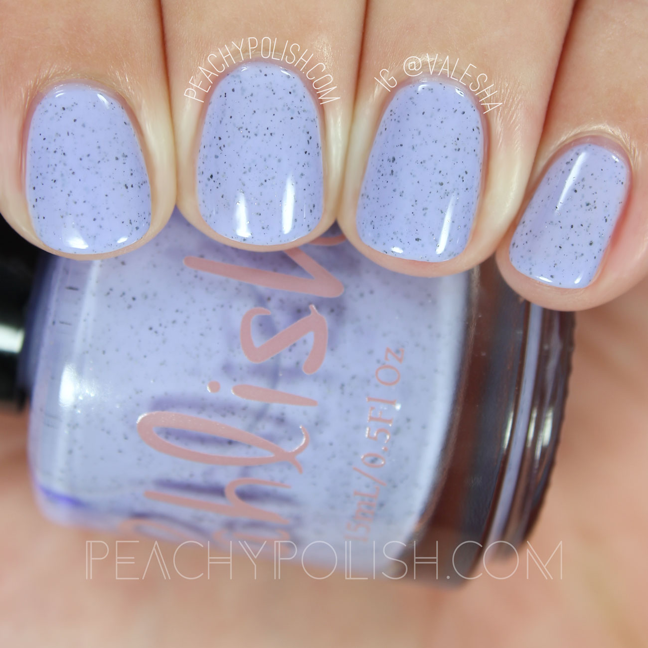 Pahlish Balloon Flower | July 2016 Hothouse Flowers Collection | Peachy Polish