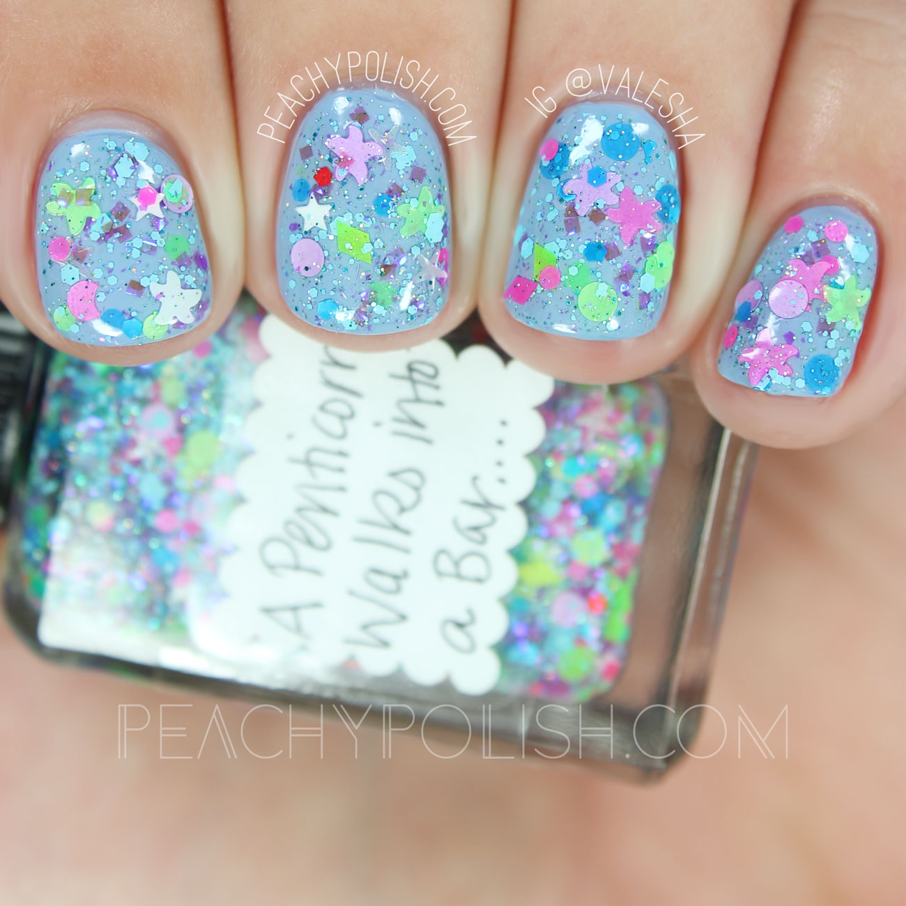 Lynnderella A Penticorn Walks Into A Bar... | Peachy Polish