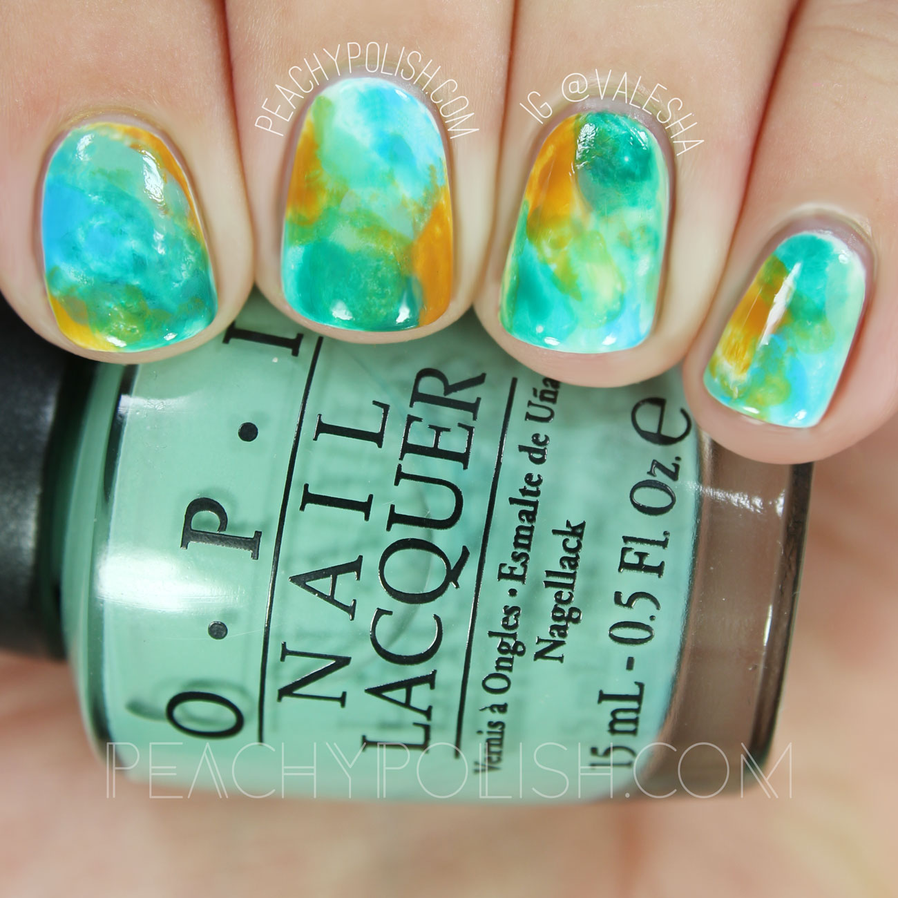 Paint All The Nails Presents Watercolor | Peachy Polish