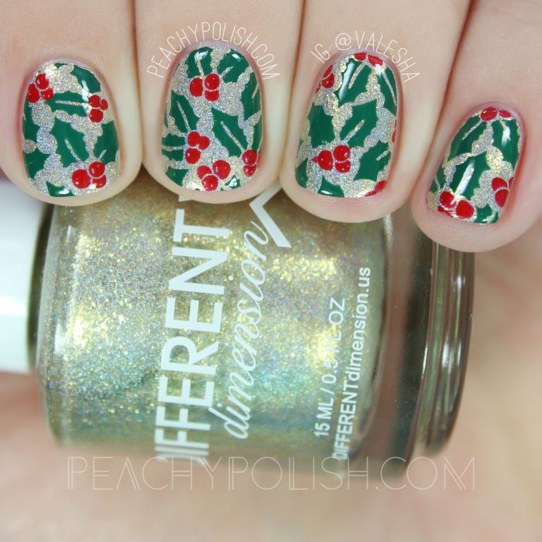 UberChic Beauty: Christmas-02 Stamping Plate & UberSwatcher Review