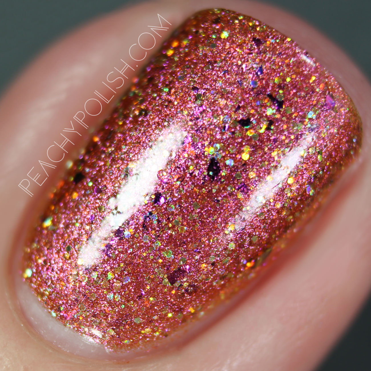 Femme Fatale Cosmetics Welcome To Mars | Total Recall Collection | Peachy Polish