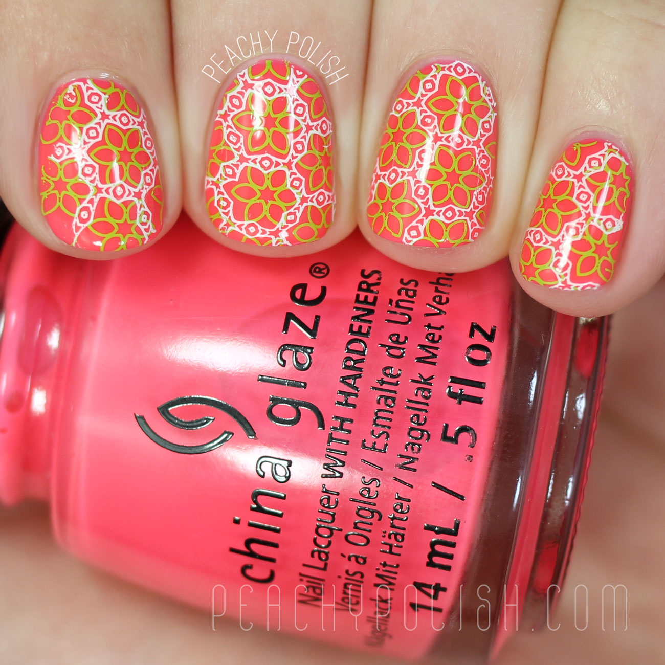 UberChic 17-03 Stamping Plate | Peachy Polish