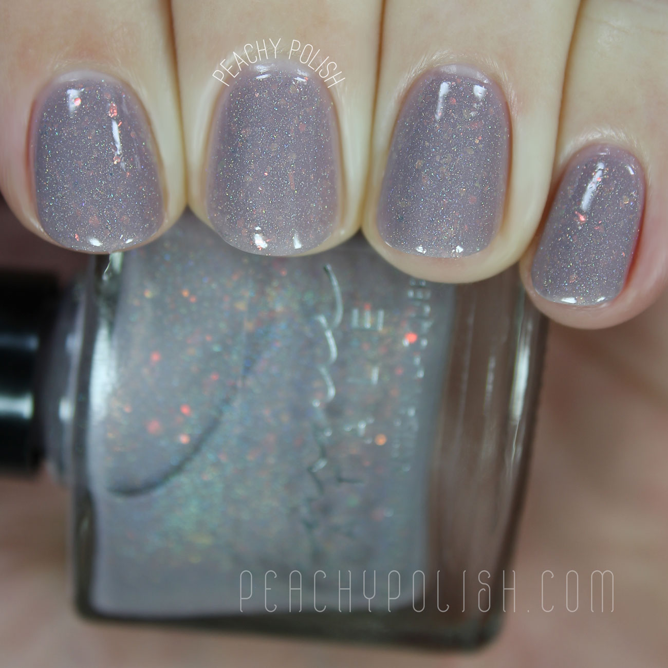 Femme Fatale Cosmetics Cracked Cosmos | Opalescent Collection | Peachy Polish