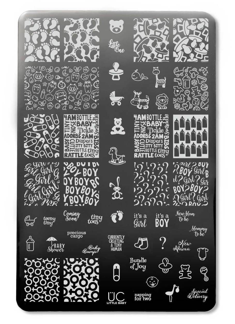 UberChic Little Baby Stamping Plate | Peachy Polish